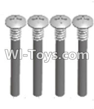 Wltoys A303 Parts-upper half tooth screws(M3X36 PMO)-4PCS,1/12 Wltoys A303 RC Car Spare Parts Replacement Accessories